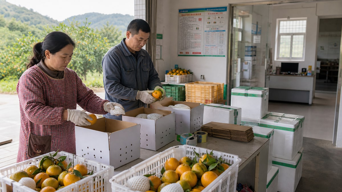 农产品寄递怎样兼顾保鲜与环保：驿站打包的四个判断