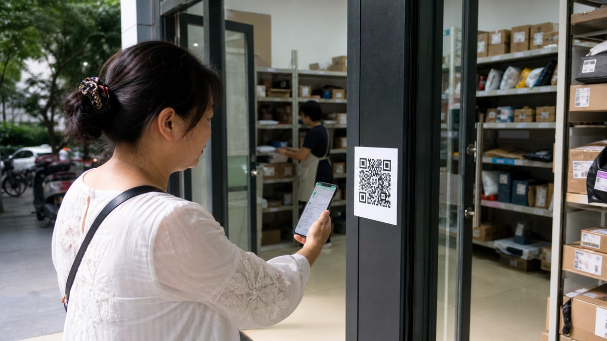 不用再排队问取件码：驿帮查件机器人让顾客微信自助查快递